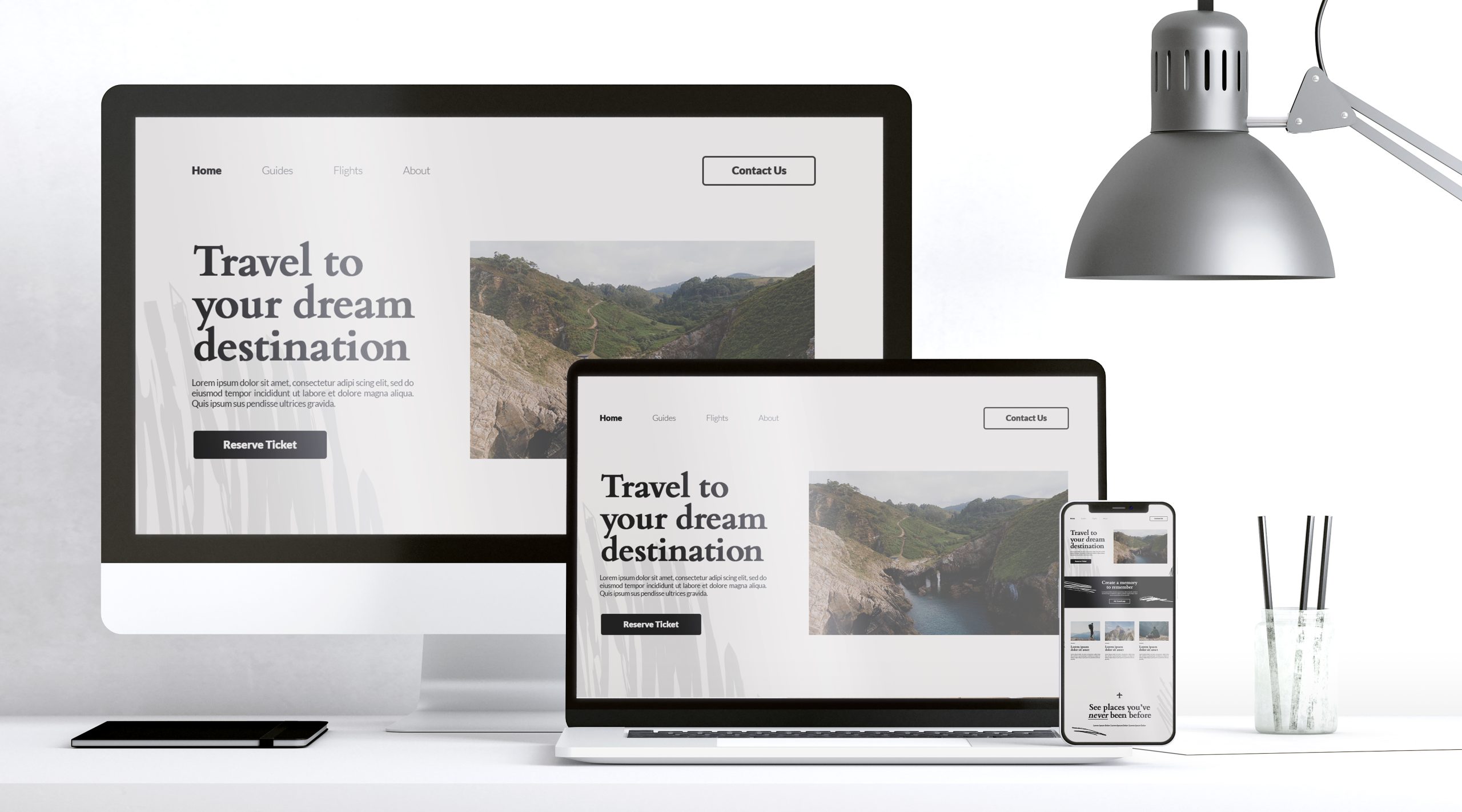 Digital marketing and website planning for a local business