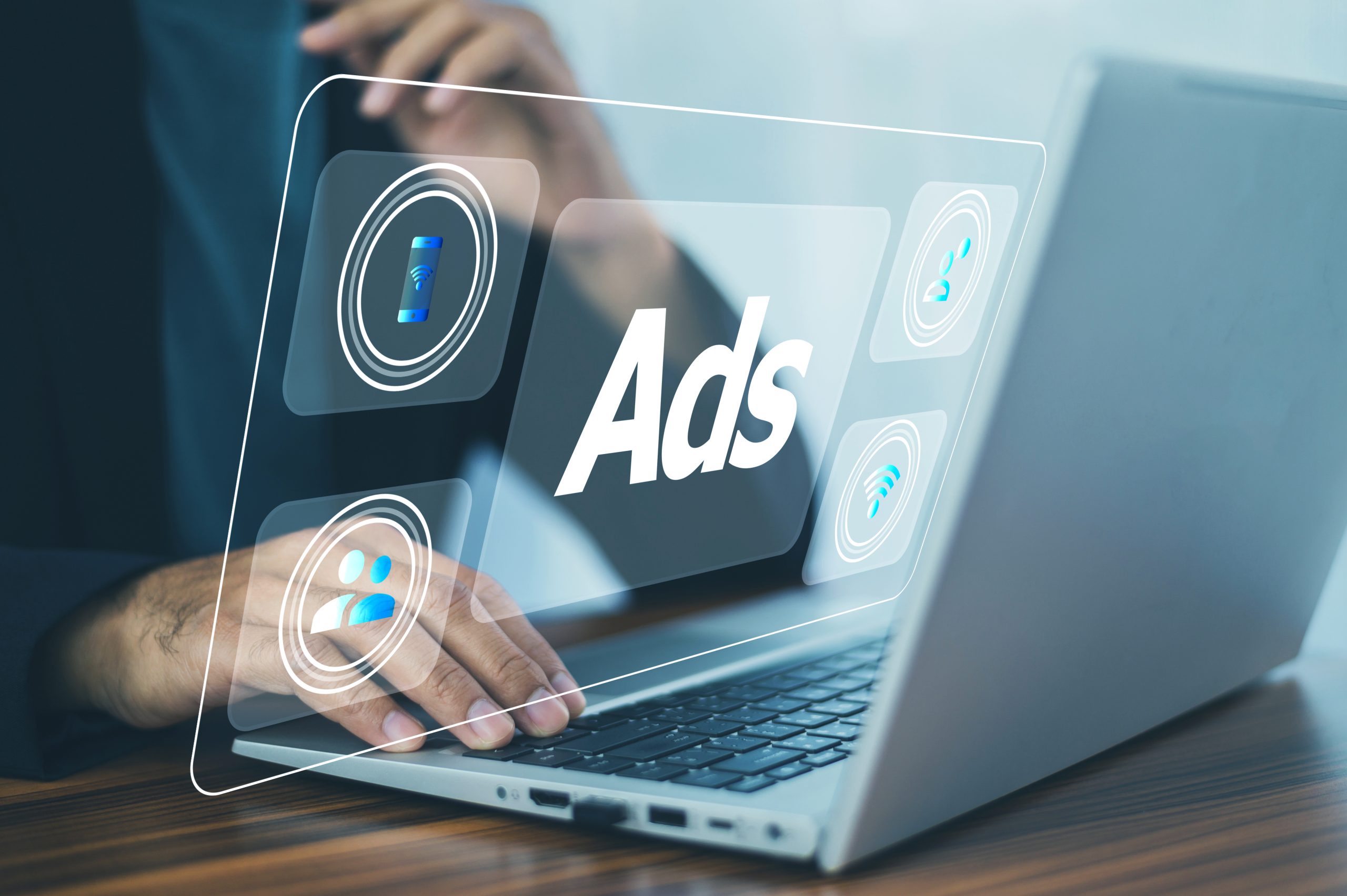 Digital campaign planning and online advertising concept